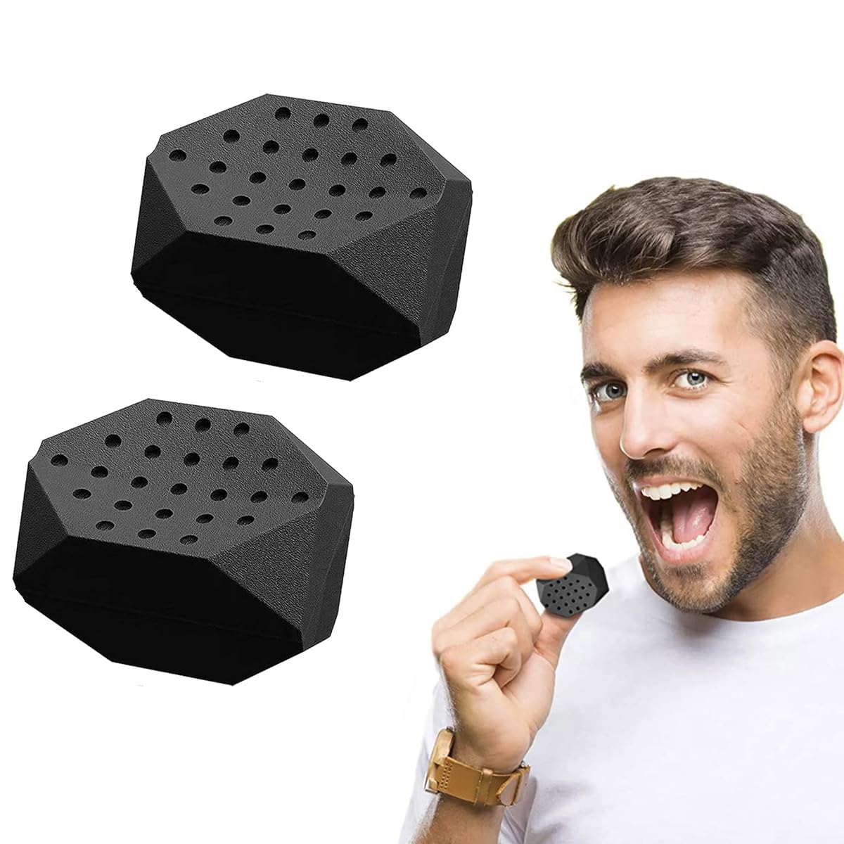 MAYCREATE 2Pcs Jawline Exerciser Tool for Men Women 45lbs Foodgrade Silicone Jawline Exerciser Tool Jawline Exerciser -Slim and Tone Your Face- Helps Reduce Stress and Craving MAYCREATE 2Pcs Jawline Exerciser Tool for Men Women 45lbs Foodgrade Silicone Jawline Exerciser Tool Jawline Exerciser -Slim and Tone Your Face- Helps Reduce Stress and Craving